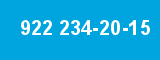 922 234-20-15 922 234-20-15